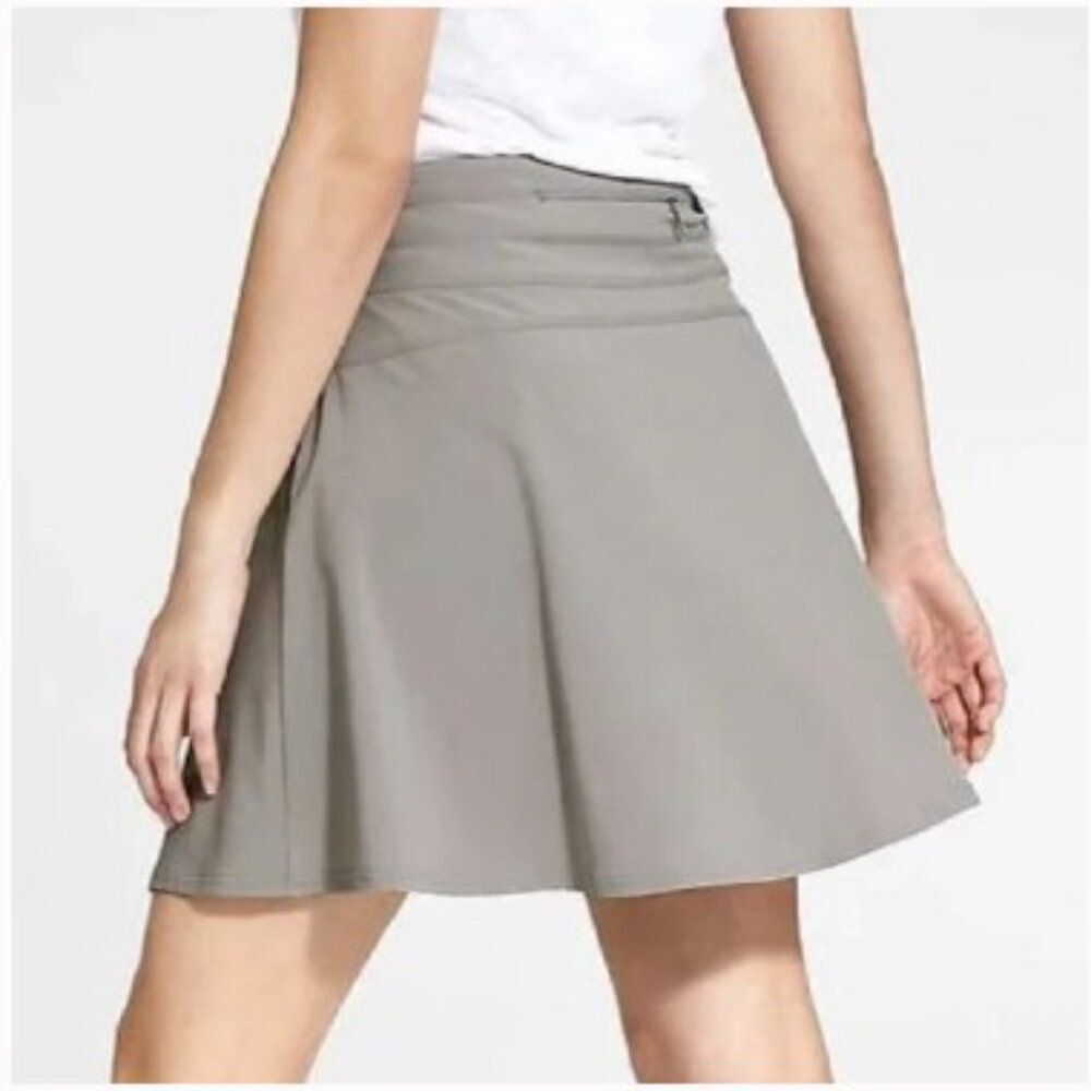 Athleta Gray All Day Skort Tennis Skirt Shorts Golf Active Womens 2